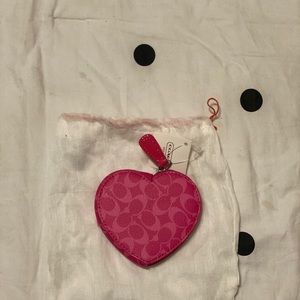 Coach Heart Coin Purse
